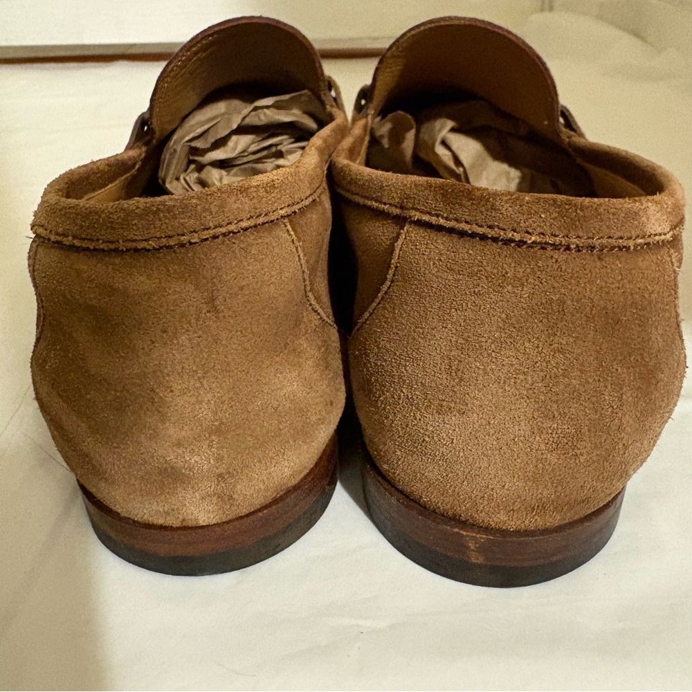 GUCCI tan suede loafers - Picture 4 of 10